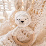 Crochet Rattle in Bunny