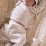 Welcome Baby Knitted Set in Ivory