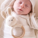 Crochet Rattle in Bunny