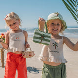 Wide-Leg Pant Set in La Vie en Palm