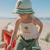 Wide-Leg Pant Set in La Vie en Palm