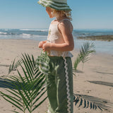 Wide-Leg Pant Set in La Vie en Palm