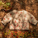 Quilted Jacket in Cherry Bloom