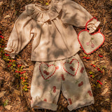 Wide-leg Pant in Cherry Bloom