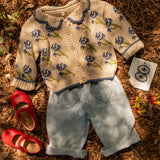 Ines Cardigan in Midnight Bloom