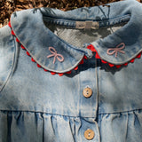 Clementine Dress in Denim Darling
