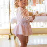 Tie-dye Onesie in Baby Pink