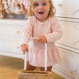 Tie-dye Onesie in Baby Pink