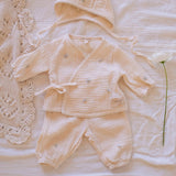 Gauze Bundle Set in Embroidered Butterflies