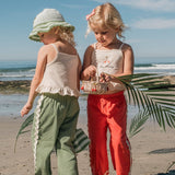 Wide-Leg Pant Set in La Vie en Palm