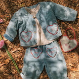 Quilted Jacket in Denim Darling