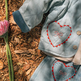 Quilted Jacket in Denim Darling