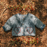 Quilted Jacket in Denim Darling