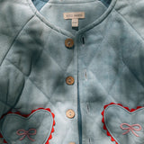 Quilted Jacket in Denim Darling
