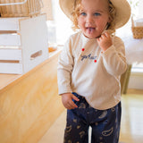 Wide-leg Pant in Midnight Bandana
