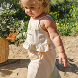 Wide-Leg Pant Set in Petite Bloom