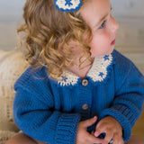 Crochet Clip Set in Blue Hour