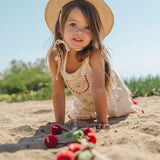 Isola Romper in Cherry