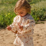 Sweatshirt Set in Cherry Crush