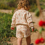 Sweatshirt Set in Cherry Crush