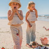 Wide-Leg Pant Set in La Mer