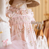 Smock Flutter Set in Dancing Tulips