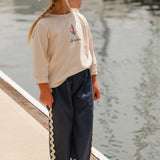 Wide-leg Pant in Mar Azul