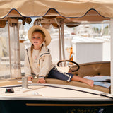 Sail Away Cardigan in Salt/Navy