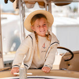Sail Away Cardigan in Salt/Navy
