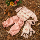 Patchwork Sweater - Vintage Blush