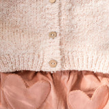 Amelia Cardigan - Heathered Pink