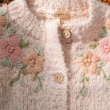 Amelia Cardigan - Heathered Pink