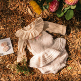 Amelia Romper - Heathered Pink