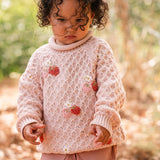Strawberry Fields Sweater - Pink