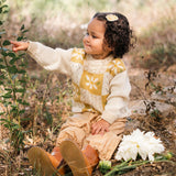 Daisy Patchwork Sweater - Honeycomb