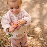 Patchwork Sweater - Vintage Blush