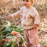 Patchwork Sweater - Vintage Blush