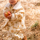 Quilted Jacket - Floral Hearts Honey