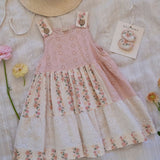 Crochet Clip Set in Pink Reverie Rose