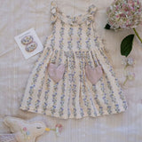 Piper Dress in Lavender Rose Reverie